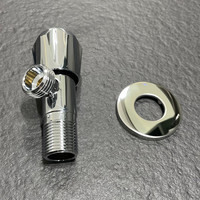 FAENZA 法恩莎 FS106C-A 通用镀络冷热水三角阀 单个装