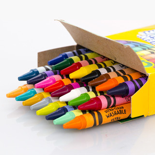 Crayola 绘儿乐 52-6924 24色可水洗大蜡笔