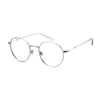 MOLSION 陌森&ZEISS 蔡司 MJ7018 银色金属眼镜框+视特耐系列 1.67折射率 高清单光镜片