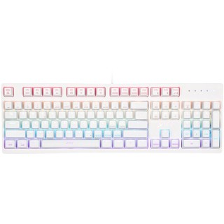 Xtrfy K2 104键 有线机械键盘 白色 凯华定制红轴 RGB 美式配列