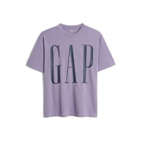 Gap 盖璞 男女款圆领短袖T恤 839897 紫色 S