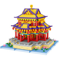 哲高 积木拼装中国风建筑 凝祥亭-3778颗粒-LZ8206