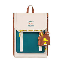 Mr.ace Homme 萌虎系列 女士双肩包 MR21D2314B 焦糖布丁蓝 大号