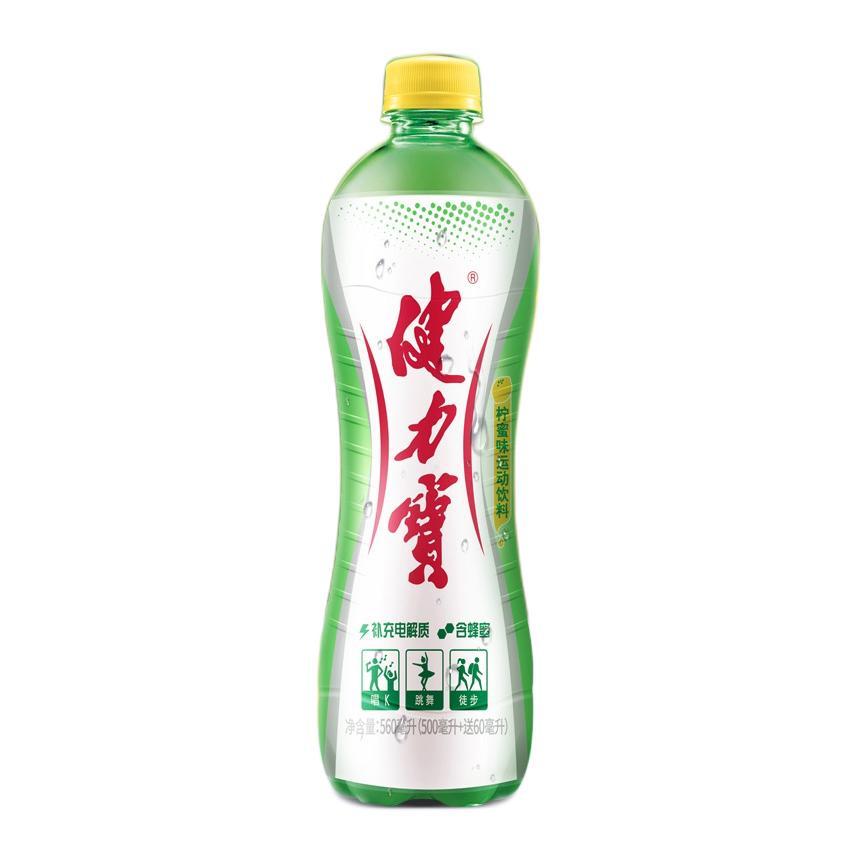 jianlibao 健力宝 运动饮料组合装 2口味 560ml*4瓶(柠蜜味560ml*3瓶