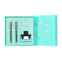 DUKE 公爵 钢笔 风尚系列 DU11 黑花纹 0.5mm+0.38mm 礼盒装