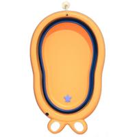 YeeHoO 英氏 儿童折叠浴盆 小兔子橙 88*50*22cm