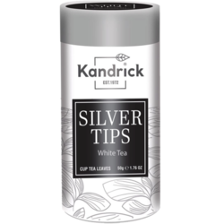 KANDRICK 斯里兰卡进口白茶白毫银针 皇室优选50g礼品罐装