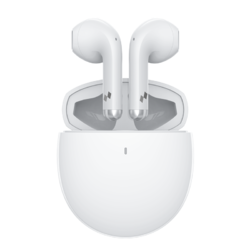 Tezo Lentil零豆真无线蓝牙耳机半入耳式超长续航游戏低延迟降噪适用于华为小米苹果 白色