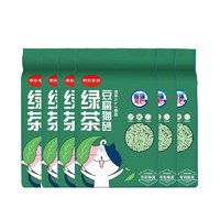 倔强的尾巴 绿茶豆腐猫砂专利除臭款 2.3kg*6袋