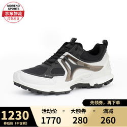 ecco 爱步 BIOM C-Trail M运动跑步鞋GTX防水休闲鞋男健步C803114 黑色 白色 39