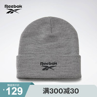 Reebok 锐步 官方2021冬季新款男女GH0427舒适保暖运动训练帽子