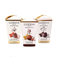 GODIVA 歌帝梵 巧克力制品117g（榛子牛奶/焦糖味牛奶/黑巧克力）