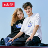 Baleno 班尼路 2020夏季新款潮流印花纯棉短袖T恤