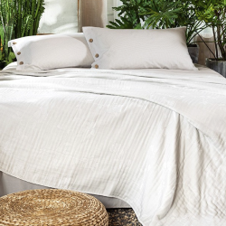 45元】全棉时代被子褥子_purcotton 全棉时代 百花魅影 纯棉透气空调