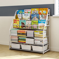 SOFS儿童书架 宝宝书架 XL码 (3+3层) 3盒 无轮子