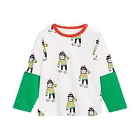 MQD 马骑顿 722130311 男童满版T恤 花色 100cm