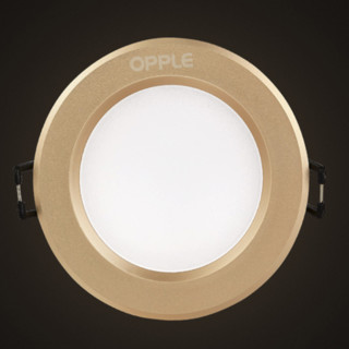 OPPLE 欧普照明 LED超薄筒灯 暖白光 砂金色 10只装