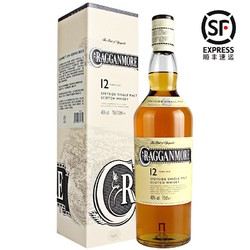 Cragganmore 克拉格摩尔 12年 单一麦芽苏格兰威士忌 700ml