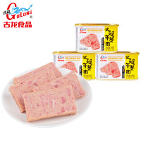 GULONG 古龙食品 火腿午餐肉  198g*3罐