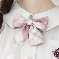 御茶家 JK小物 白桃 平角领结