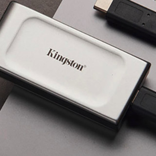 Kingston 金士顿 XS2000 USB 3.2 移动固态硬盘 Type-C 2TB 银色