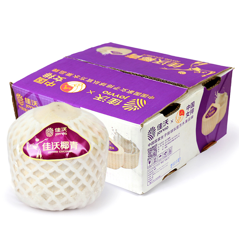 joyvio 佳沃 泰国进口椰青香水椰子 4个装 大果900g  水果包邮