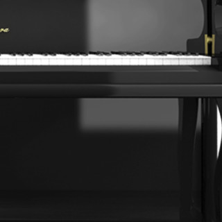 FLORA 弗洛拉 F126 立式钢琴 126cm 黑色 专业级