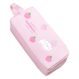 Kabaxiong 咔巴熊 KBX-154 双层大容量笔袋 水蜜桃款 粉色 单个装