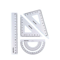 六品堂 wj121 铝合金套尺 银色 4件套