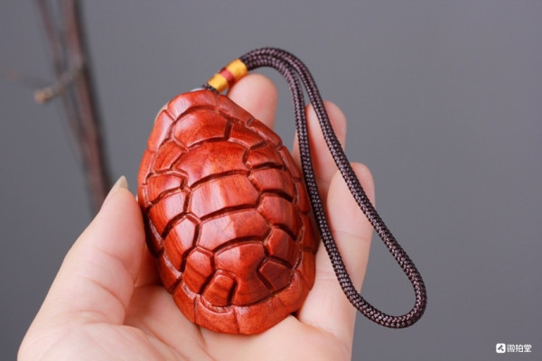 文玩_紫檀木富甲天下手把件 7.5x5.1cm 盘玩易包浆多少钱-什么值得买