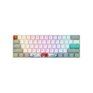 SKYLOONG Lite Gasket 轻弹版 61键 蓝牙双模机械键盘 珊瑚海 极客巧克力青轴 RGB