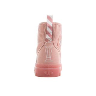 PALLADIUM 帕拉丁 PAMPA HI SHAKE系列 女子运动帆布鞋 96637-667 浅粉色 36