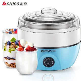 志高（CHIGO）酸奶机家用全自动恒温发酵304不锈钢内胆ZG-L102 304钢胆1L
