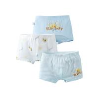 SMILE HOUSE 笑乐屋 PN104 男童纯棉平角内裤 3条装 可爱小鸡 150cm