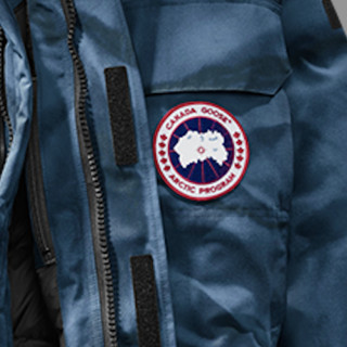 CANADA GOOSE 加拿大鹅 Expedition远征系列 男士短款羽绒服 4660MA 抽象蓝色迷彩 S