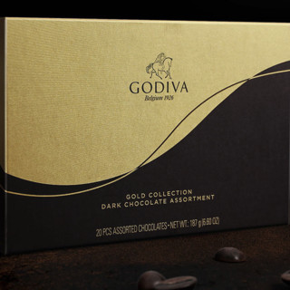 GODIVA 歌帝梵 精选黑巧克力礼盒装 8口味 20颗