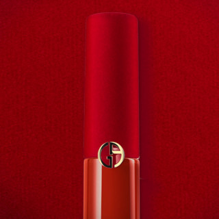 GIORGIO ARMANI beauty 阿玛尼彩妆 臻致丝绒哑光唇釉 红丝绒限定版 #405番茄红 6.5ml
