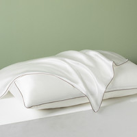 太湖雪 桑蚕丝枕套 珍珠白 48*74cm