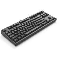 GANSS 迦斯 GS87C 87键 有线机械键盘 黑色 Cherry青轴 单光