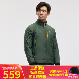 KAILAS 凯乐石 3M棉服舒适轻量保暖休闲短外套秋冬户外立领夹克 KG2130507 灰绿 L