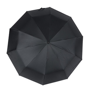 MAYDU 美度 M3219 10骨三折晴雨伞 黑色