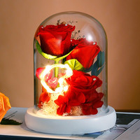 誓爱 三生三世 永生花玻璃罩礼盒