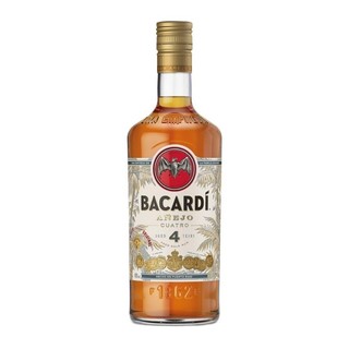 cdf会员购：BACARDI 百加得 4年 金朗姆酒 1000ml