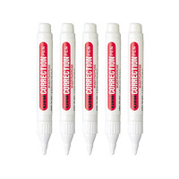uni 三菱铅笔 MITSUBISHI PENCIL 三菱铅笔 CLP-80 修正液 (白、5支装、8ML)