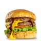 全国8城24店可用，纯正美式汉堡！Miller'sBurger米勒汉堡 超值双人套餐
