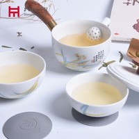 上海博物馆 郑板桥竹石图 陶瓷功夫茶壶