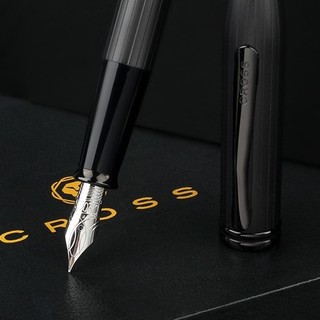 CROSS 高仕 钢笔 涛声系列 AT0046-60FS 哑光黑 F尖 单支装