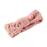 NITORI 宜得利 洗脸发带 粉色