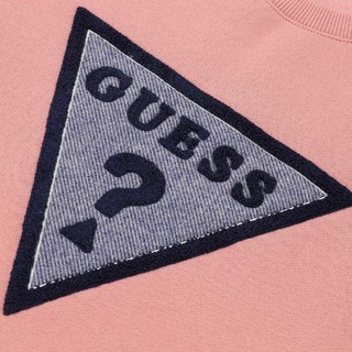 GUESS 盖尔斯 女士圆领卫衣 RK3K5407K 粉色 S