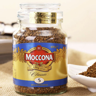 Moccona 摩可纳 经典5号 经典低因冻干速溶咖啡粉 100g*2瓶